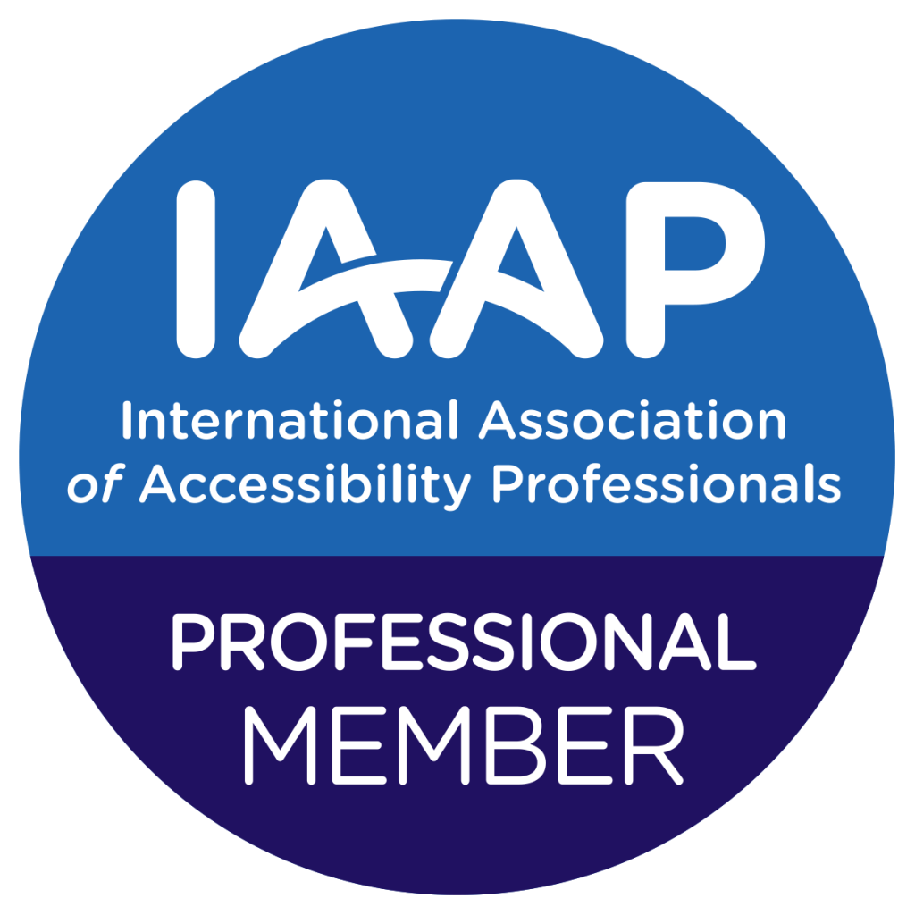 IAAP Professional membership badge
